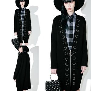Dollskill/Disturbia O-Ring Cardigan Sweater